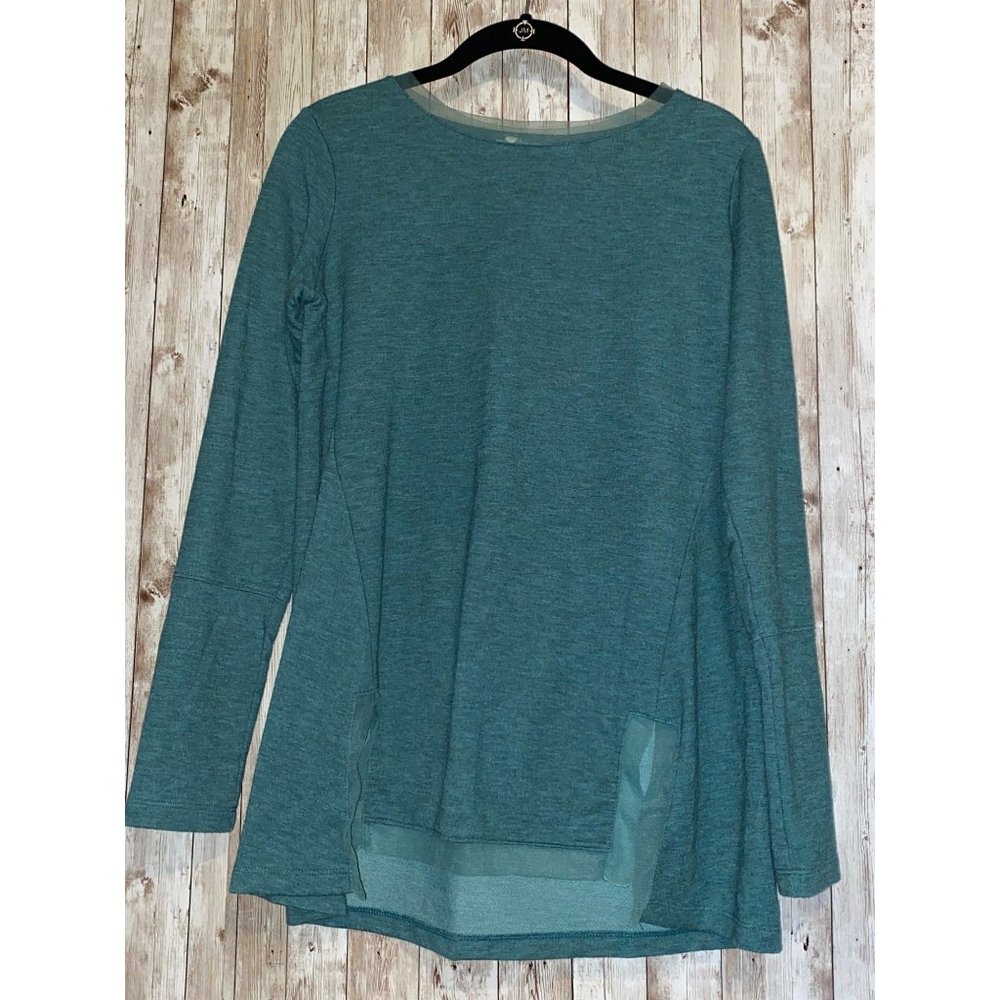LOGO Lounge by Lori Goldstein Shirt Tunic Top Blouse Size XXS